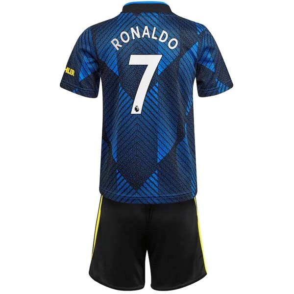 Camiseta Manchester United NO.7 Ronaldo 3ª Niño 2021-2022